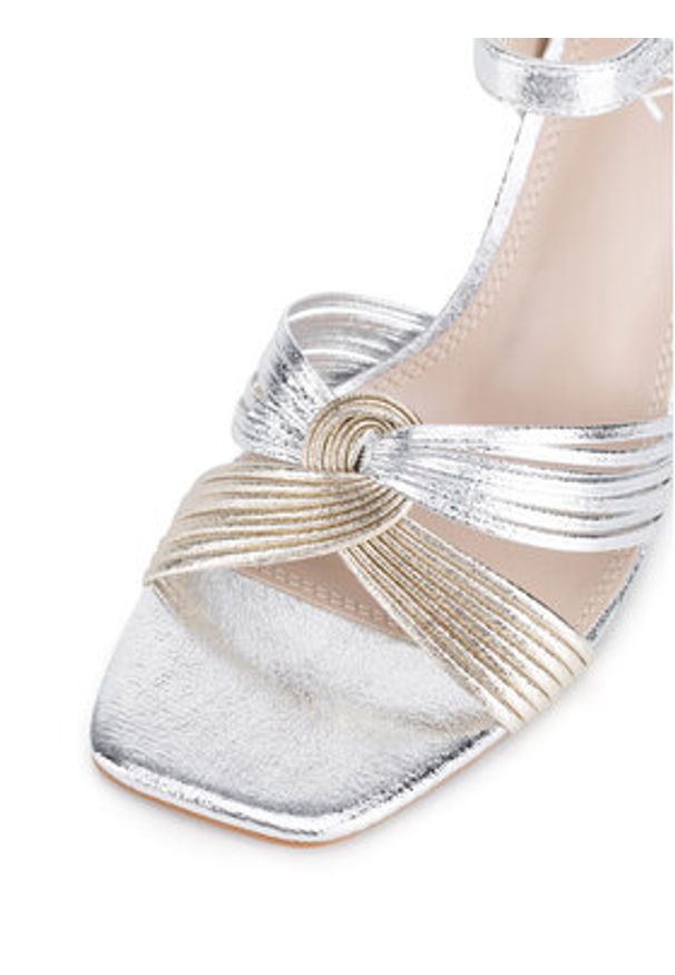 Jenny - JENNY Sandały SX108-01 Srebrny. Kolor: srebrny. Materiał: syntetyk, materiał