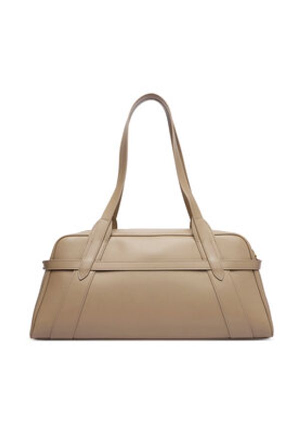 Elisabetta Franchi Torebka BS-31N-62E2-V1000 Beżowy ciemny. Kolor: beżowy. Materiał: skórzane