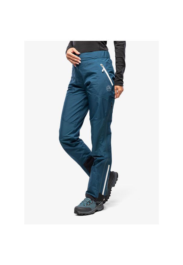 LA SPORTIVA - Spodnie z membraną damskie La Sportiva Roseg GTX Pant. Kolor: zielony
