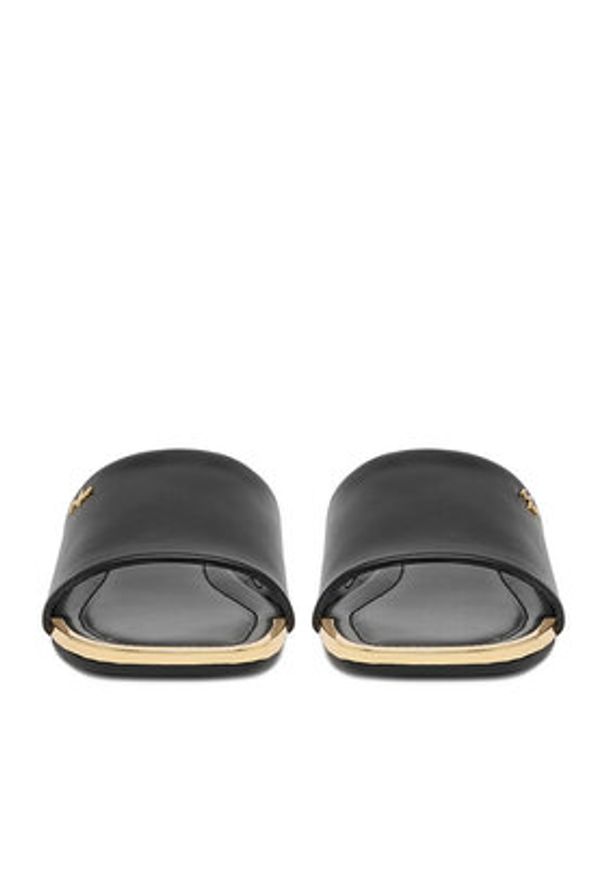 MEXX Klapki EO-CD25-196-1 Czarny. Kolor: czarny. Materiał: skóra