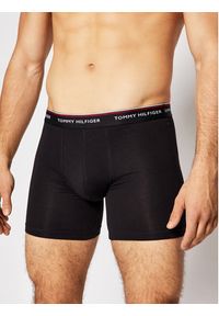 TOMMY HILFIGER - Tommy Hilfiger Komplet 3 par bokserek 3P Boxer Brief UM0UM00010 Czarny. Kolor: czarny. Materiał: bawełna