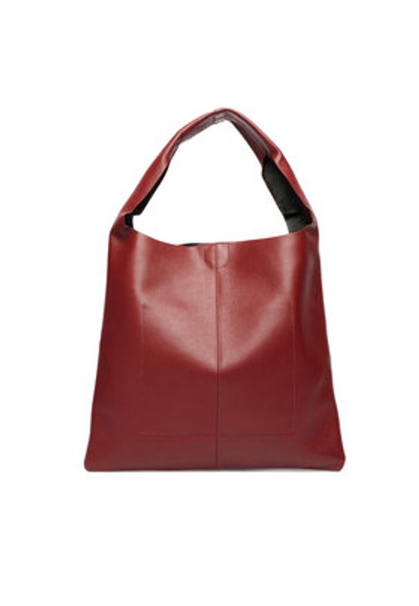 Patrizia Pepe Torebka 8B0321/L148-B861 Bordowy. Kolor: czerwony. Materiał: skórzane