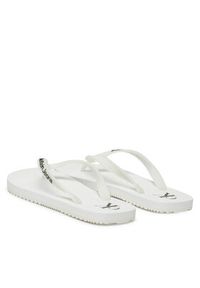 Calvin Klein Jeans Japonki Beach Sandal Transparent Tpu YW0YW01829 Biały. Kolor: biały