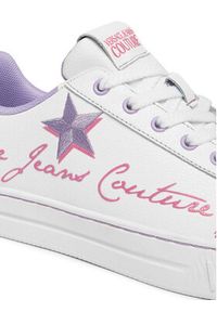 Versace Jeans Couture Sneakersy 80VA3SK4 ZPB74 MD7 Biały. Kolor: biały. Materiał: skóra #4