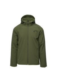 Kurtka męska Softshell Magnum Hidden - zielona, Rozmiar XL. Kolor: zielony. Materiał: softshell. Sezon: lato, zima. Sport: turystyka piesza, fitness, outdoor #1
