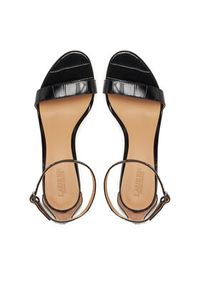 Lauren Ralph Lauren - LAUREN RALPH LAUREN Sandały Allie 802974367006 Czarny. Kolor: czarny. Materiał: skóra #6