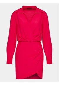 Sisley Sukienka codzienna 4B5FLV03L Różowy Regular Fit. Okazja: na co dzień. Kolor: różowy. Materiał: wiskoza. Typ sukienki: proste. Styl: casual #3