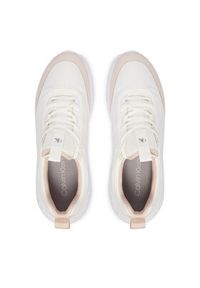 Calvin Klein Jeans Sneakersy Eva Runner Laceup Sock Mat Mix YW0YW02064 Biały. Kolor: biały. Materiał: materiał #2
