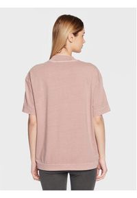 Calvin Klein Jeans T-Shirt J20J220541 Różowy Relaxed Fit. Kolor: różowy. Materiał: bawełna