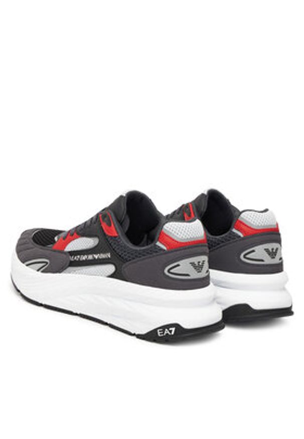EA7 Emporio Armani Sneakersy 7X000342 AF18617 MZ193 Kolorowy. Materiał: skóra. Wzór: kolorowy
