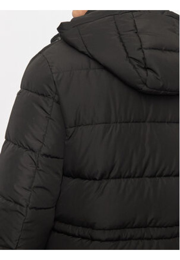 Geox Kurtka zimowa Leitan M4628B T3144 F9000 Czarny Regular Fit. Kolor: czarny. Materiał: syntetyk. Sezon: zima