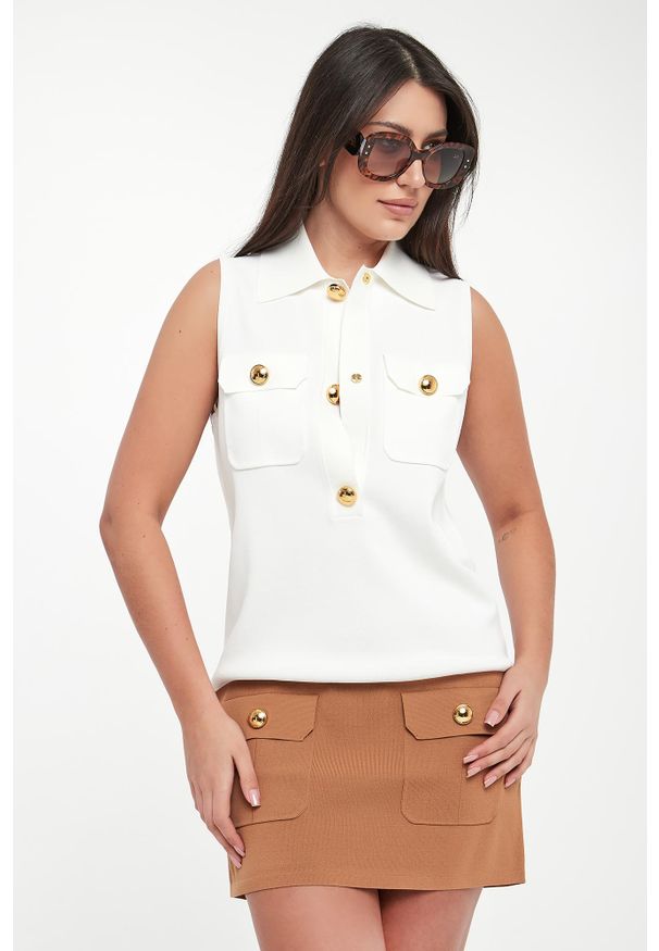 Elisabetta Franchi - Sukienka dzianinowa ELISABETTA FRANCHI. Materiał: dzianina