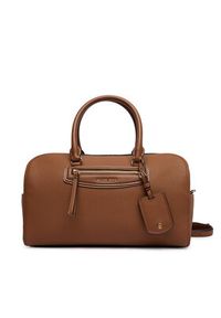 MICHAEL Michael Kors Torebka Md Duffle Satchel 30S6GTVS8L Brązowy. Kolor: brązowy. Materiał: skórzane #5
