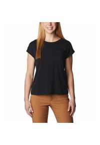 columbia - Koszulka Damska Columbia Boundless Trek Short Sleeve T-Shirt. Kolor: czarny. Sport: turystyka piesza