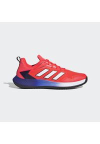 Obuwie tenisowe Mężczyzna Adidas Defiant Speed czerwony. Kolor: czerwony, niebieski, wielokolorowy, biały. Sport: tenis