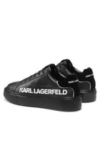 Karl Lagerfeld - KARL LAGERFELD Sneakersy KL62210 00X Czarny. Kolor: czarny. Materiał: skóra