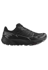 salomon - Buty do biegania męskie Salomon Thundercross Gtx. Kolor: czarny. Materiał: materiał, syntetyk. Szerokość cholewki: normalna. Sport: bieganie