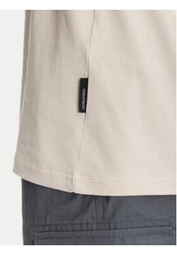 Jack & Jones - Jack&Jones T-Shirt Recharge 12273070 Beżowy Relaxed Fit. Kolor: beżowy. Materiał: bawełna #6
