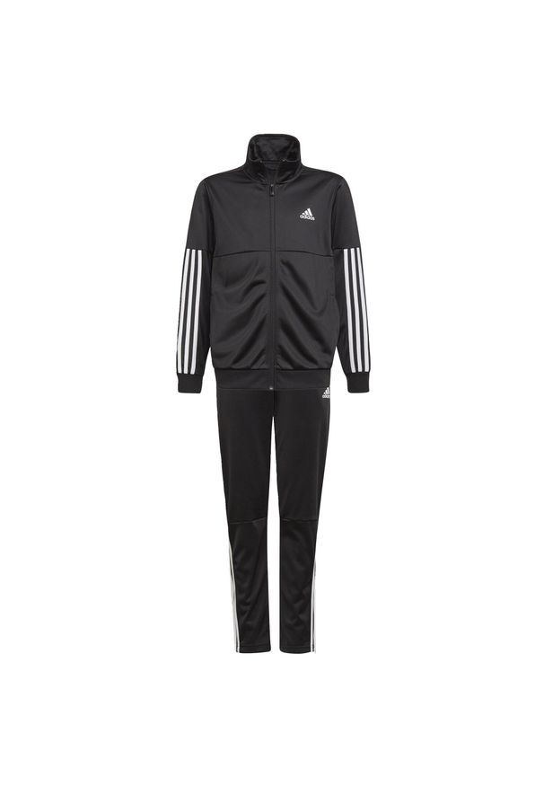 Adidas - Dres 3-Stripes Team Rozmiar 13-14 A Czarny - GM8912. Kolor: biały, wielokolorowy, czarny. Materiał: dresówka. Wzór: paski
