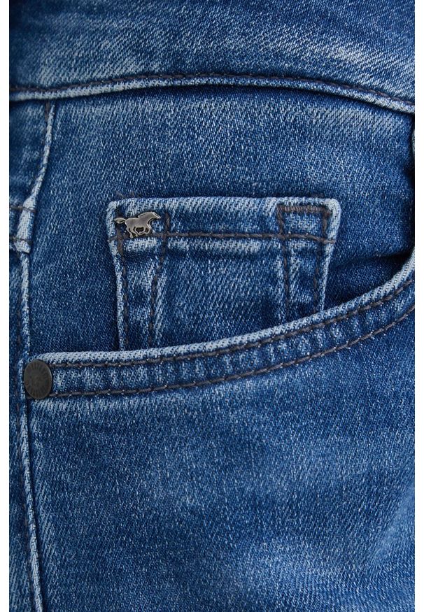 Mustang jeansy Sissy Slim damskie high waist. Stan: podwyższony. Kolor: niebieski