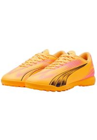 Buty piłkarskie Puma Ultra Play Tt 107779 03 pomarańczowe. Zapięcie: sznurówki. Kolor: pomarańczowy. Materiał: guma, syntetyk. Szerokość cholewki: normalna. Wzór: nadruk. Sport: piłka nożna #5