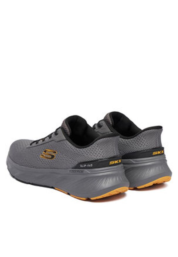 skechers - Skechers Sneakersy Edgeride 232846 CCYL Szary. Kolor: szary. Materiał: materiał