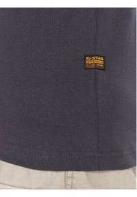G-Star RAW - G-Star Raw T-Shirt Spray Logo D26833-D101 Granatowy Regular Fit. Kolor: niebieski. Materiał: bawełna #2