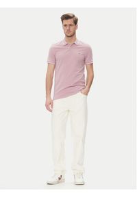 Lee Polo Pique 112363856 Fioletowy Regular Fit. Typ kołnierza: polo. Kolor: fioletowy. Materiał: bawełna #3