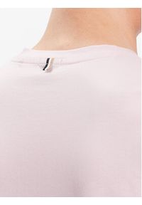 BOSS - Boss T-Shirt 50468395 Różowy Slim Fit. Kolor: różowy. Materiał: bawełna #3