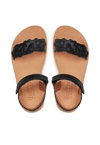 Froddo Sandały Barefoot Flexy Flowers G3150265-4 D Czarny. Kolor: czarny. Materiał: skóra #5