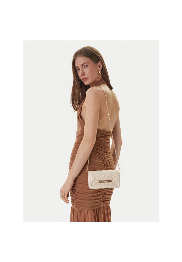Love Moschino - Torebka LOVE MOSCHINO. Kolor: kremowy