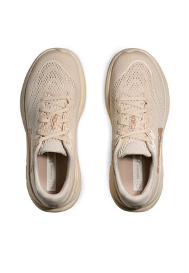 HOKA - Hoka Buty do biegania Rincon 4 1155131 Beżowy. Kolor: beżowy. Materiał: materiał