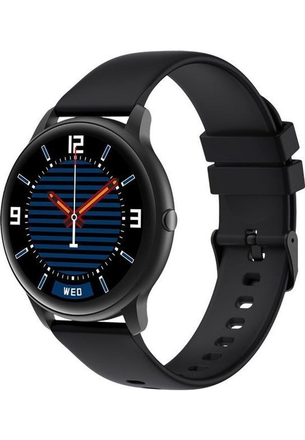 Smartwatch Gino Rossi SW015-1 Czarny (SW015-1). Rodzaj zegarka: smartwatch. Kolor: czarny