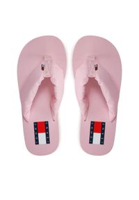 Tommy Jeans Japonki Flag Eva Beach Sandal EN0EN02111 Różowy. Kolor: różowy. Materiał: materiał