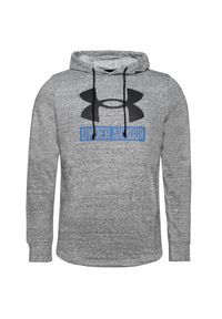 Under Armour - Bluza z kapturem Męska Rival Terry Logo. Typ kołnierza: kaptur. Kolor: wielokolorowy, szary, czarny