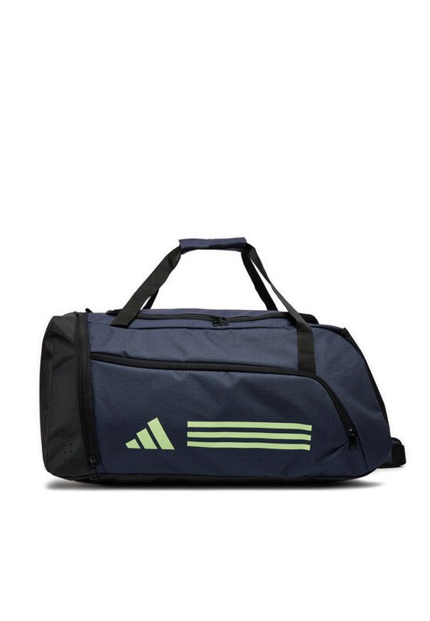 Adidas - adidas Torba Essentials 3-Stripes Duffel Bag IR9820 Granatowy. Kolor: niebieski. Materiał: materiał