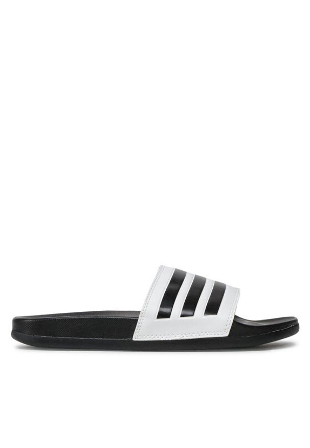 Adidas - adidas Klapki adilette Comfort GZ5893 Biały. Kolor: biały. Materiał: skóra