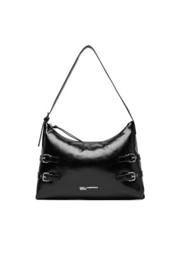 Karl Lagerfeld Jeans Torebka B1W30154 Czarny. Kolor: czarny. Materiał: skórzane