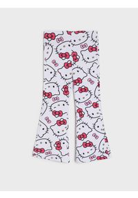 Sinsay - Spodnie flare ze wzorem Hello Kitty - różowy. Kolor: różowy. Wzór: motyw z bajki #1