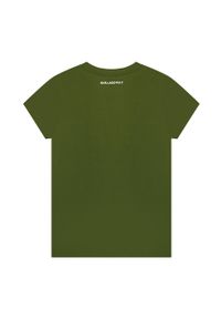 Karl Lagerfeld t-shirt dziecięcy Z15351.114.150 kolor zielony. Kolor: zielony. Długość rękawa: krótki rękaw. Długość: krótkie. Wzór: nadruk #4