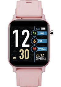 Smartwatch Techmade Smartwatch męski Techmade TM-TWX-PK różowy pasek. Rodzaj zegarka: smartwatch. Kolor: różowy #1