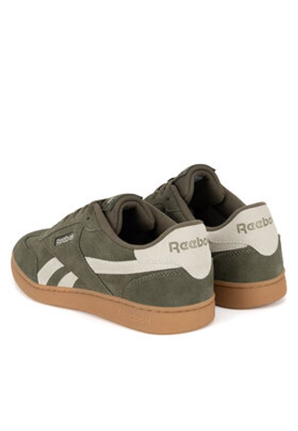 Reebok Sneakersy FORTE LOUNGER AR30252MGTC Zielony. Kolor: zielony. Materiał: skóra, zamsz