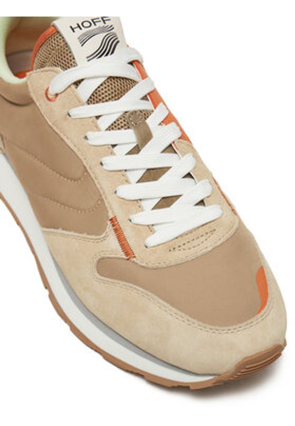 HOFF Sneakersy Benares 12517606 Brązowy. Kolor: brązowy. Materiał: skóra, zamsz