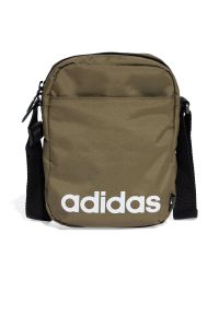 Adidas - Torba adidas Linear Org JX9047 - zielona. Kolor: zielony. Materiał: materiał. Wzór: aplikacja #1