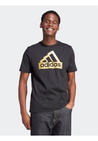 Adidas - adidas T-Shirt II3468 Czarny Regular Fit. Kolor: czarny. Materiał: bawełna
