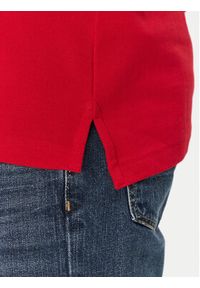 TOMMY HILFIGER - Tommy Hilfiger Polo Mao MW0MW34752 Czerwony Slim Fit. Typ kołnierza: polo. Kolor: czerwony. Materiał: bawełna