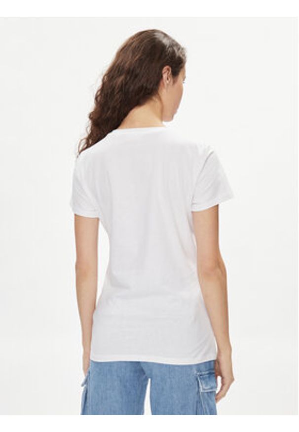 Liu Jo T-Shirt MA4340 JS923 Biały Regular Fit. Kolor: biały. Materiał: bawełna