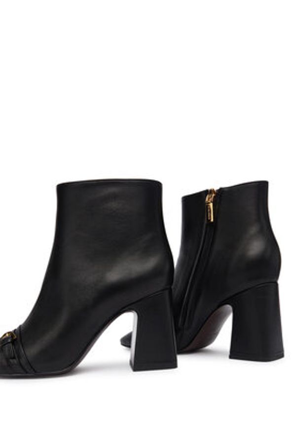 Coccinelle Botki E4 TCF 11 02 01 001 Czarny. Kolor: czarny. Materiał: skóra