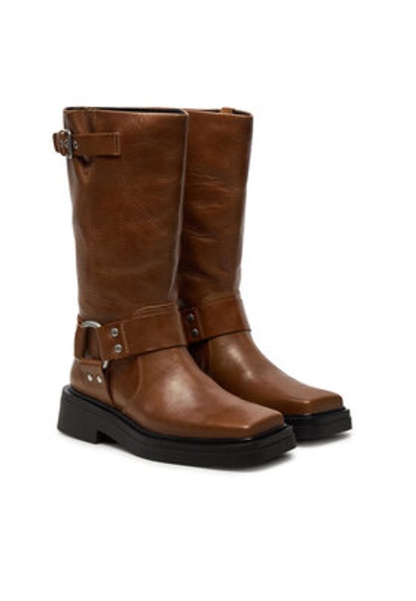 Vagabond Shoemakers Kozaki Eyra 5452-201-34 Brązowy. Kolor: brązowy. Materiał: skóra