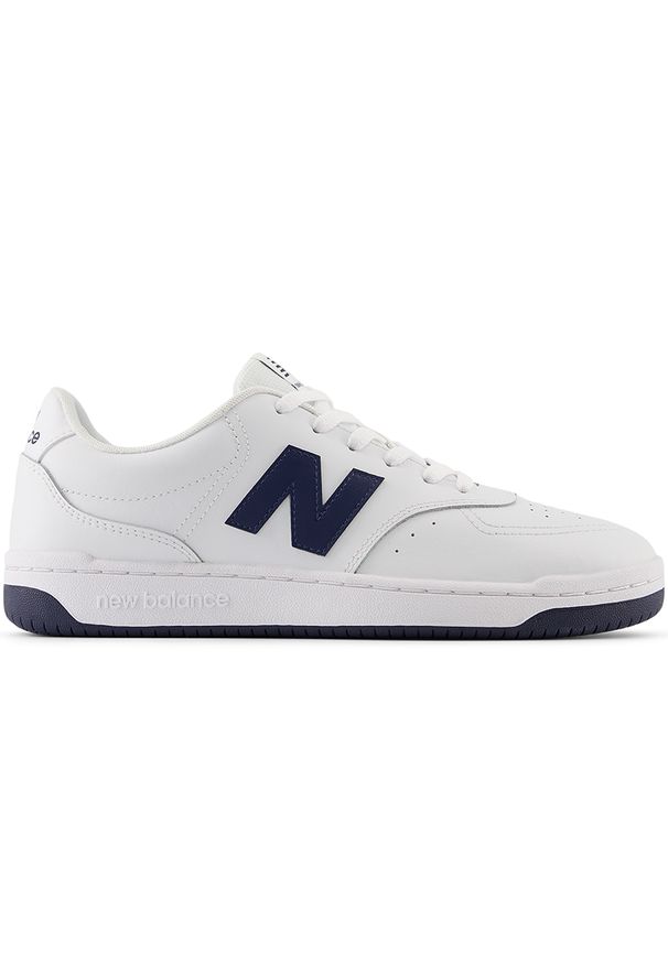 Buty unisex New Balance BB80UFO – białe. Okazja: na co dzień. Kolor: biały. Materiał: guma, materiał, skóra, syntetyk. Szerokość cholewki: normalna